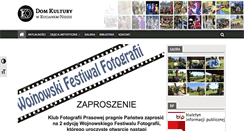 Desktop Screenshot of dkruciane.pl