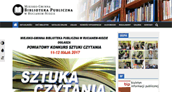 Desktop Screenshot of biblioteka.dkruciane.pl