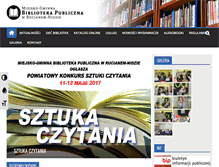 Tablet Screenshot of biblioteka.dkruciane.pl